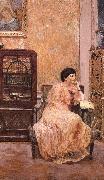 Edouard Vuillard Maxi Er portrait of his wife at home oil painting artist